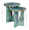 Nadette Blue Nesting Tables, S/2 thumbnail 2