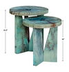 Nadette Blue Nesting Tables Set/2 2 Nadette Blue Nesting Tables Set/2 thumbnail 2
