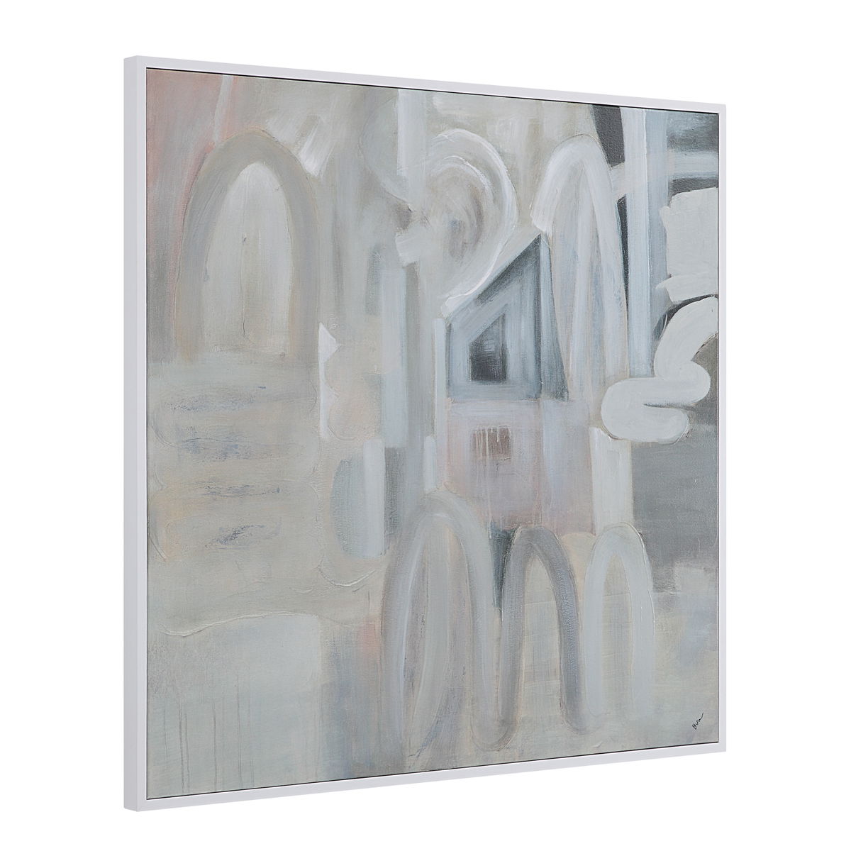 Palazzo  Canvas Art, Painting by Renwil, 48" height x 1.97" depth View 2