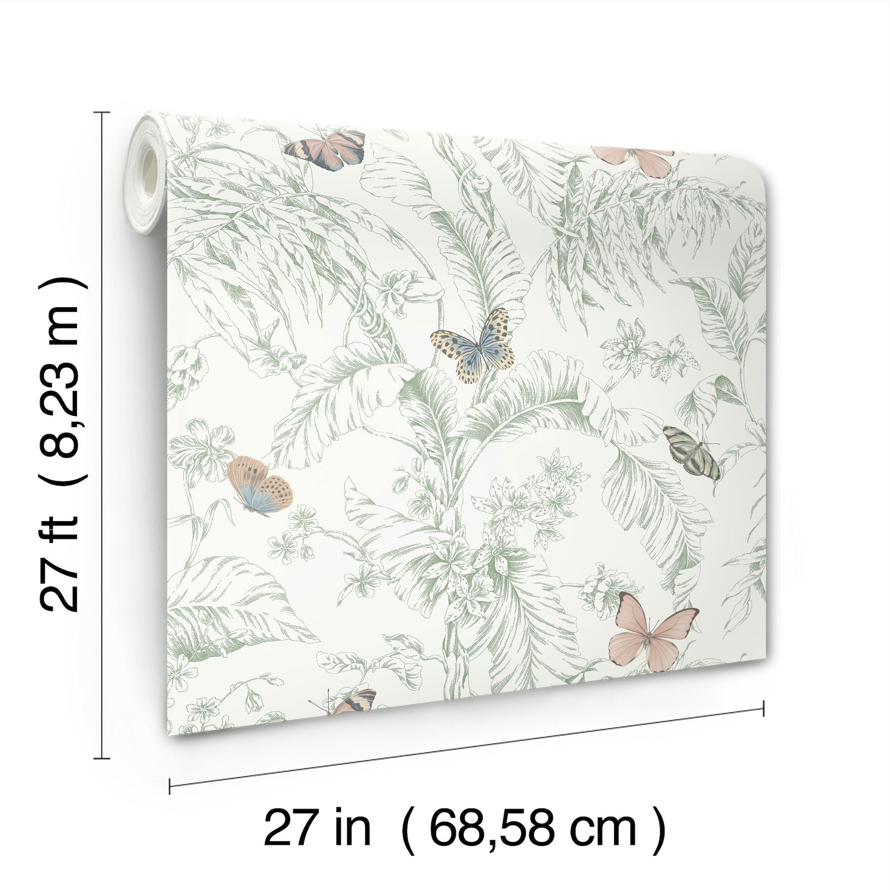 Papillon Blush Wallpaper large image 