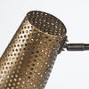 Wesley I 11x10.2 Gold Toned Perforated Metal Cone Wall Sconce thumbnail 4