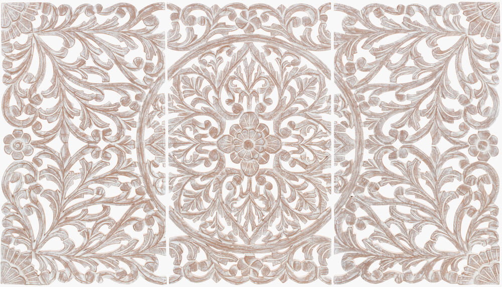 Hampi Dimensional Wall Accent, Sculptural Wall Art by Surya, 16" width x 28" height
