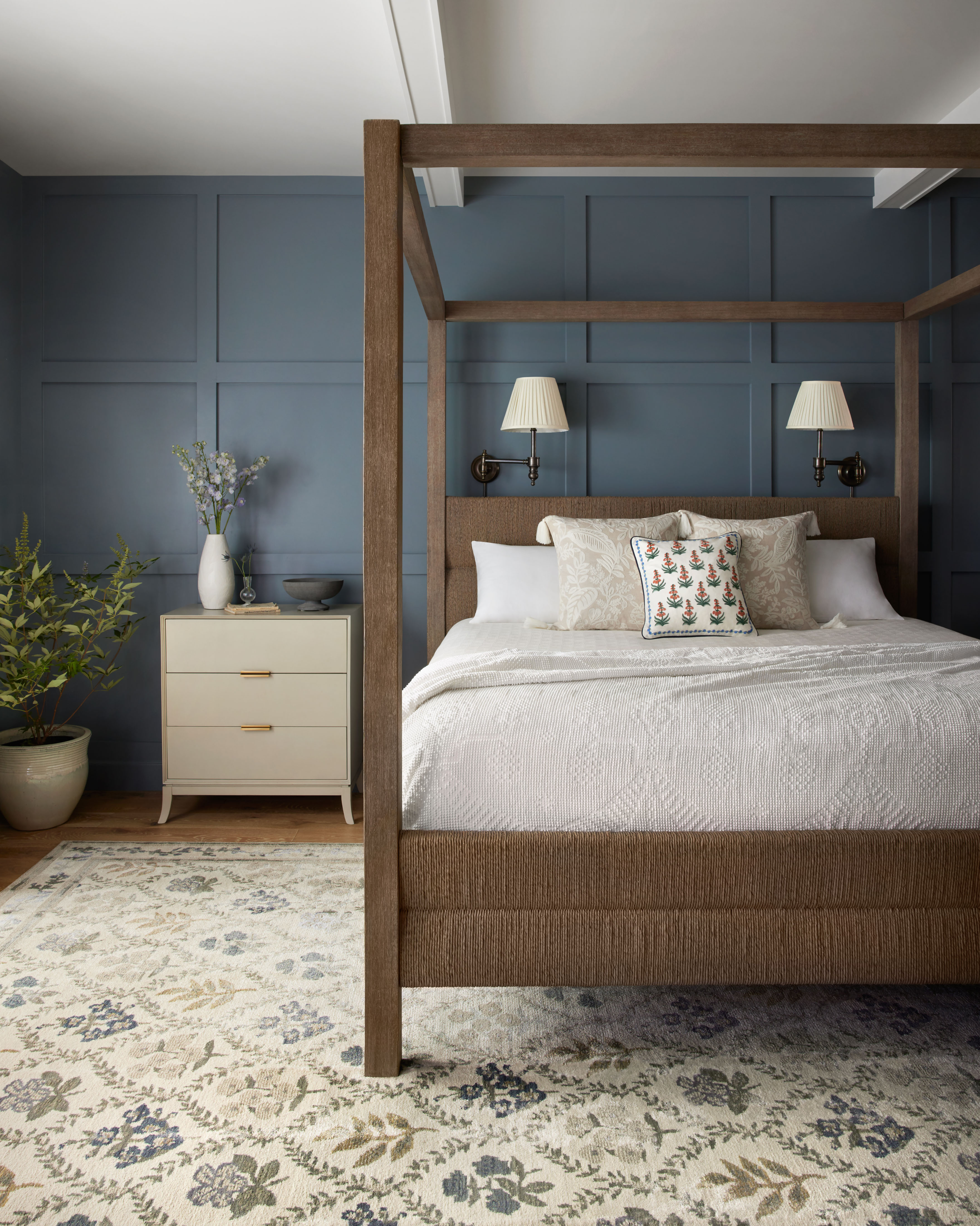 Rifle Paper Co. x Loloi Fiore Rug, 3'7" length x 5'7" width View 2