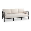 Willow Outdoor Sofa Cream, by Moe's Home, 6'8" width x 2'10" height x 2'8" depth thumbnail 2