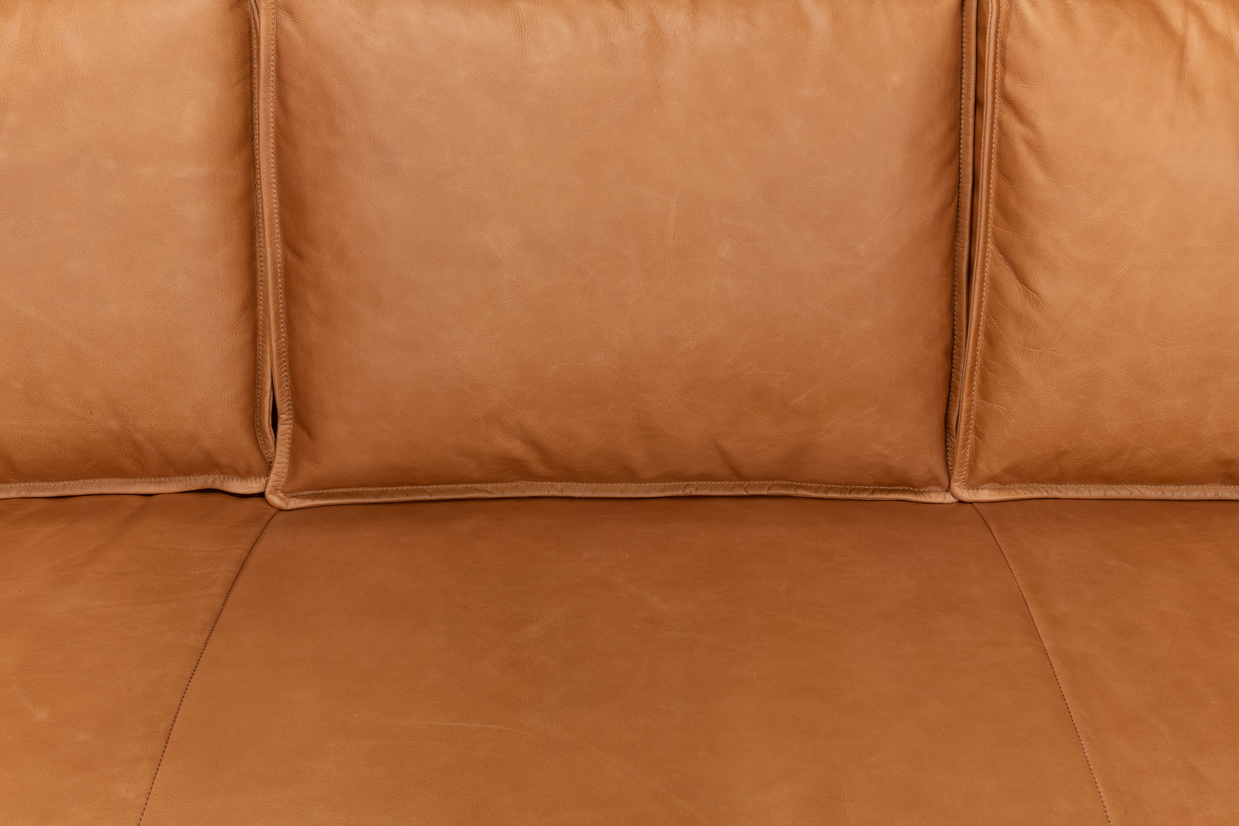 Esprit Leather Sofa large image 