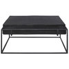 Telone Modern Black Coffee Table, by Uttermost, 35" width x 16" height x 35" depth thumbnail 1