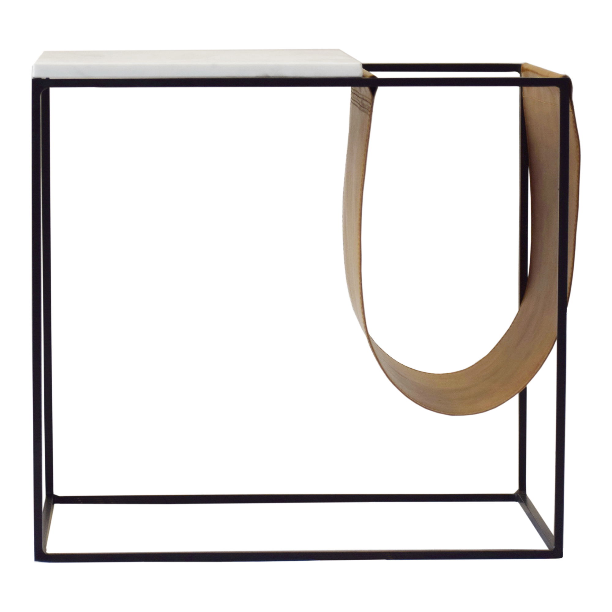 Cave Magazine Rack Brown, Side & End Table by Moe's Home, 22" width x 20" height x 14.5" depth View 1