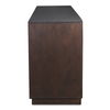 Denman 4 Door Sideboard Dark Brown thumbnail 3