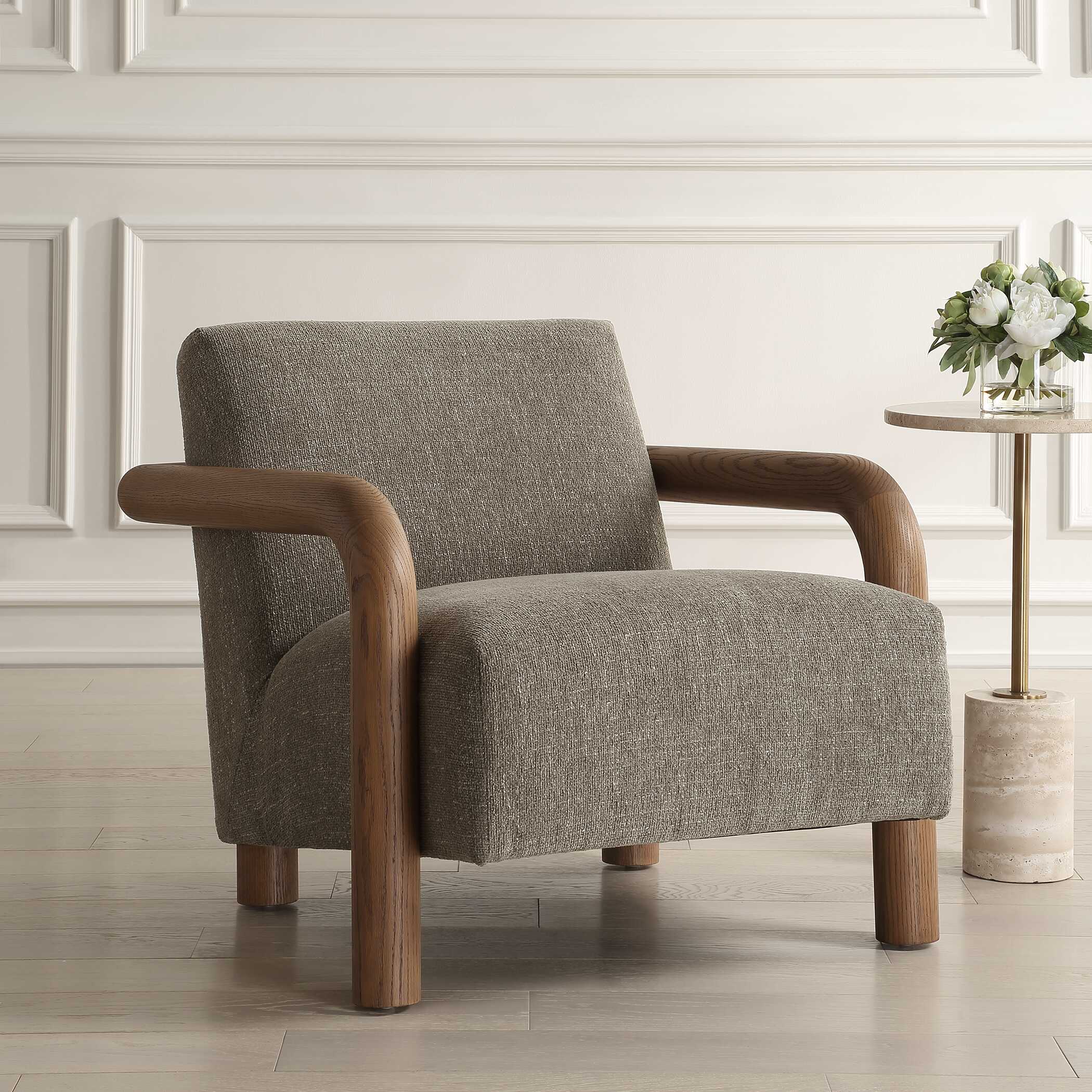 Balance Herb Green Accent Chair large image 