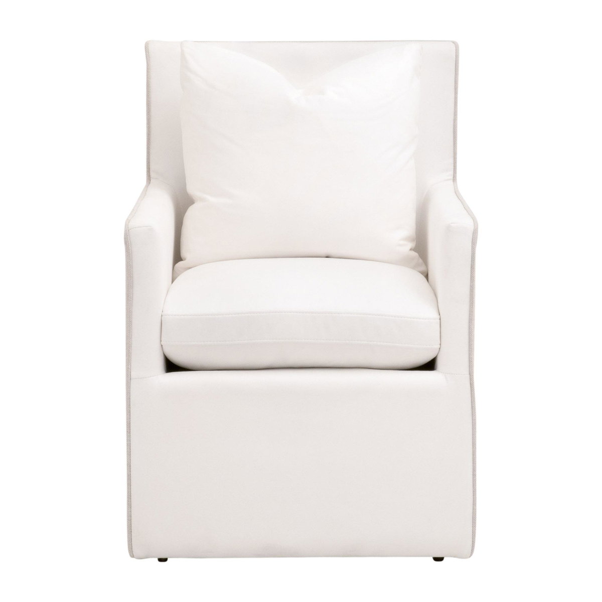 Harmony Arm Chair with Casters, Dining Chair by Essentials for Living, 24" width x 35.25" height x 28" depth View 1