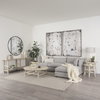 Rosie   Round Blonde Wood Coffee Table, by Mercana, 48" length x 48" width x 16" height thumbnail 2