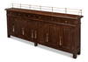 Covent Gardens Sideboard  Cognac, by Sarreid, 1' length x 8' width x 3'7" height thumbnail 11