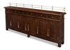 Covent Gardens Sideboard  Cognac, by Sarreid, 1' length x 8' width x 3'7" height thumbnail 11