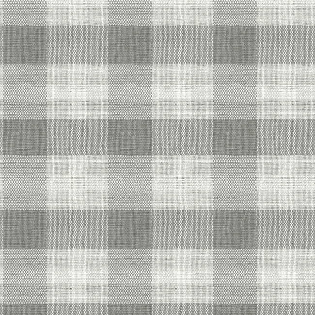 Woven Buffalo Check Grey Wallpaper large image 