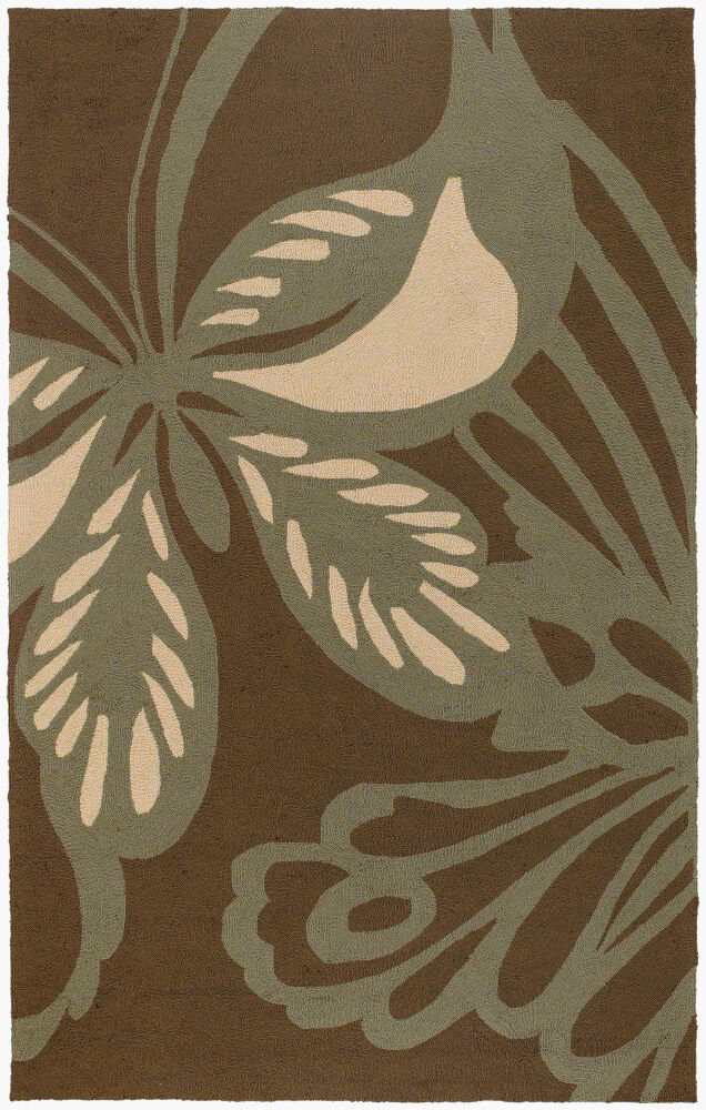 Rain Handmade Rug, by Surya, 8' length x 5' width
