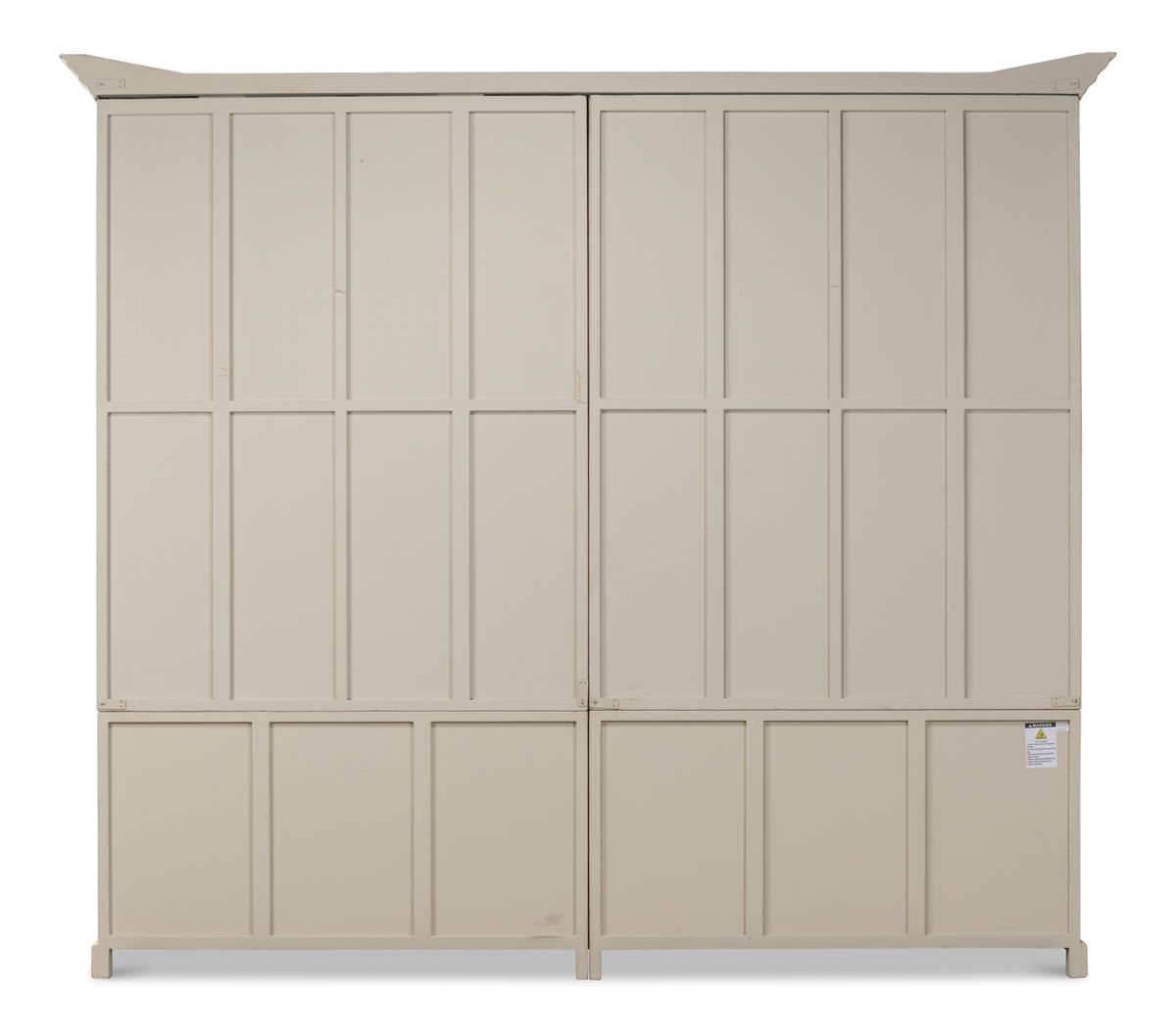 Glass Front Bookcase, by Sarreid, 1'10" length x 10'1" width x 8'10" height View 3
