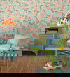 Temple Garden Coral Peel & Stick Wallpaper thumbnail 2