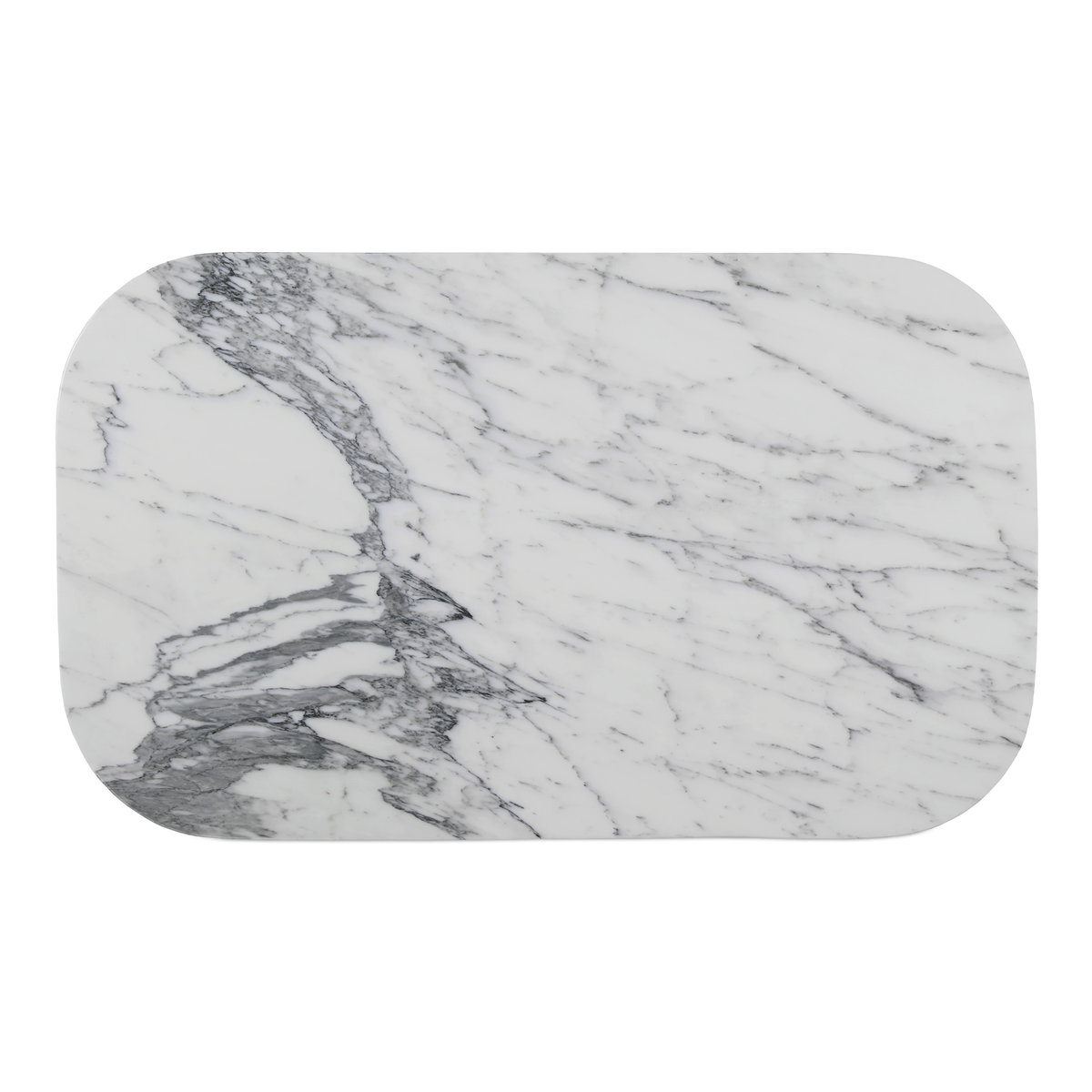 Dash Coffee Table White Calcatta Marble, by Moe's Home, 45" width x 18.5" height x 27" depth View 5