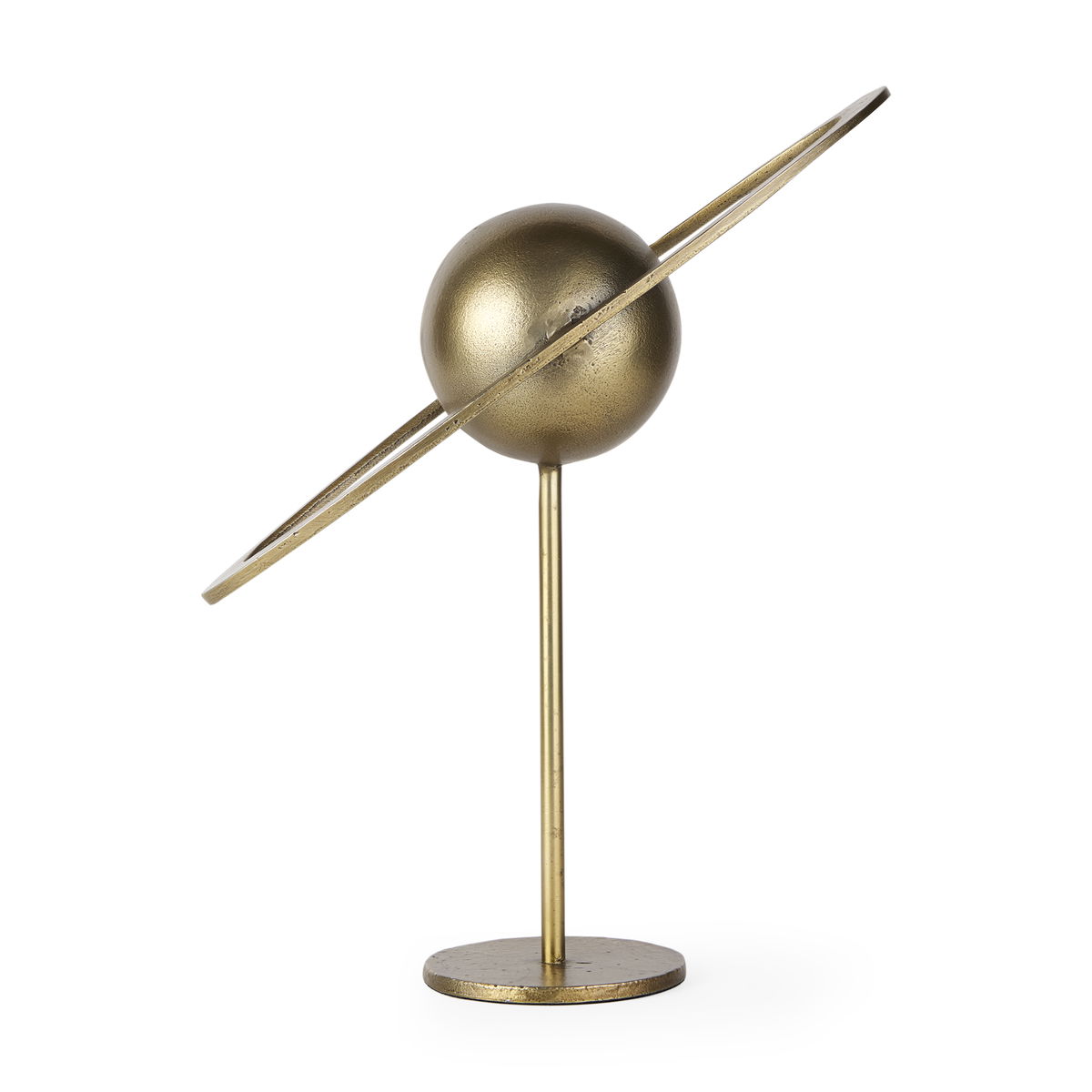 Atlas  Gold Metal Solar System Ornament, Decorative Object by Mercana, 15" length x 7" width x 16" height View 1