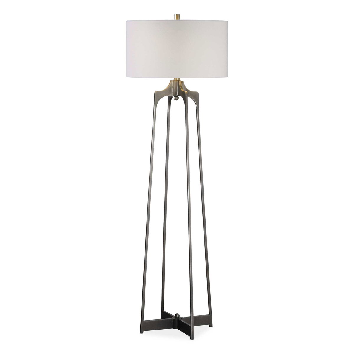 Adrian Modern Floor Lamp, by Uttermost, 19" width x 61" height x 19" depth View 1