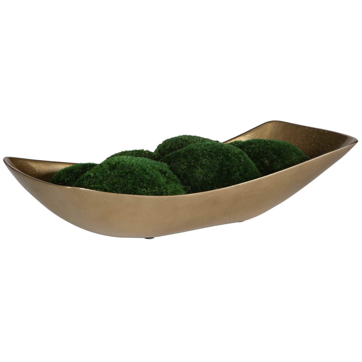 Venice Moss Centerpiece, Decorative by Uttermost, 20" width x 5" height x 8" depth View 3