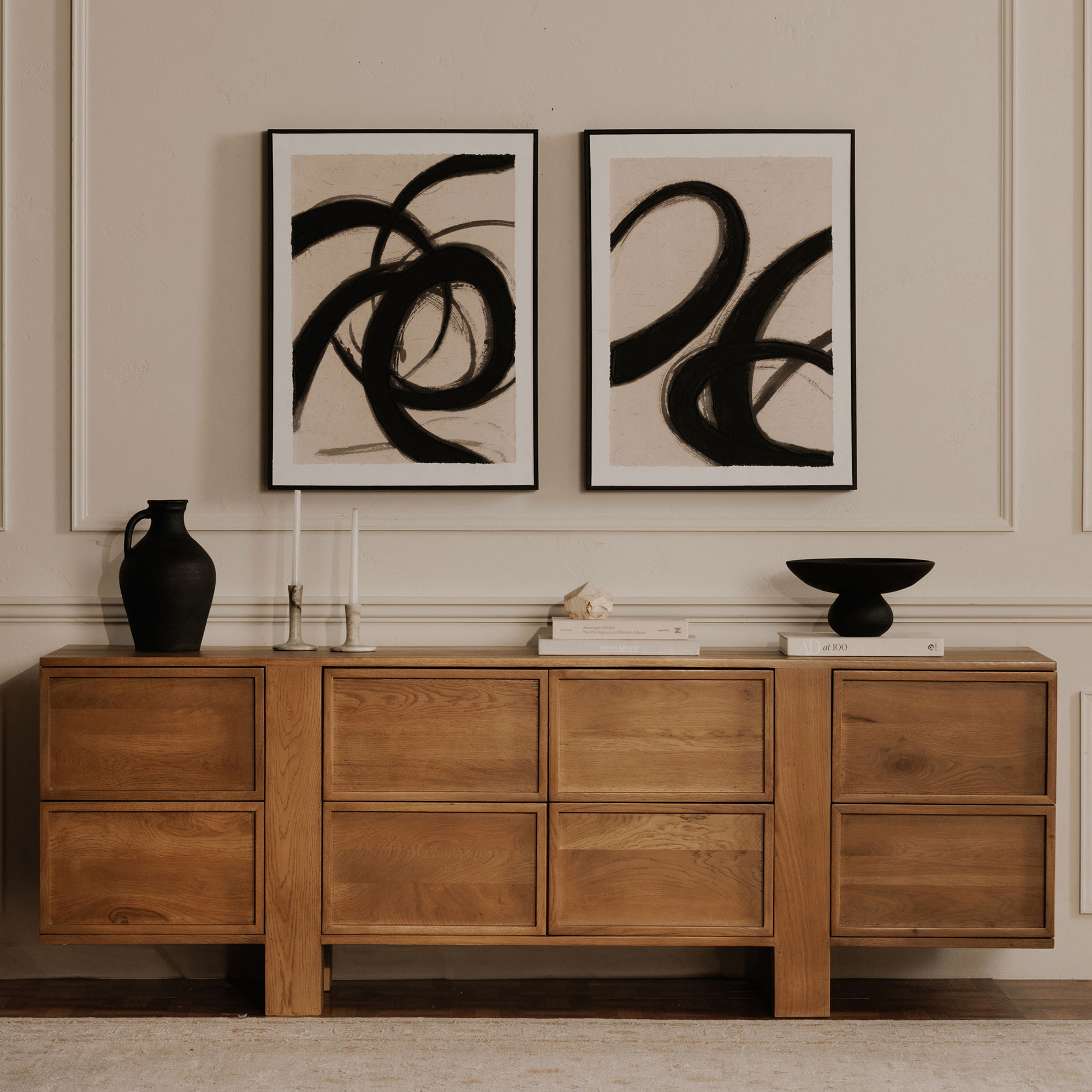 Poet 2 Framed Painting, by Moe's Home, 24" width x 32" height x 1.89" depth View 5