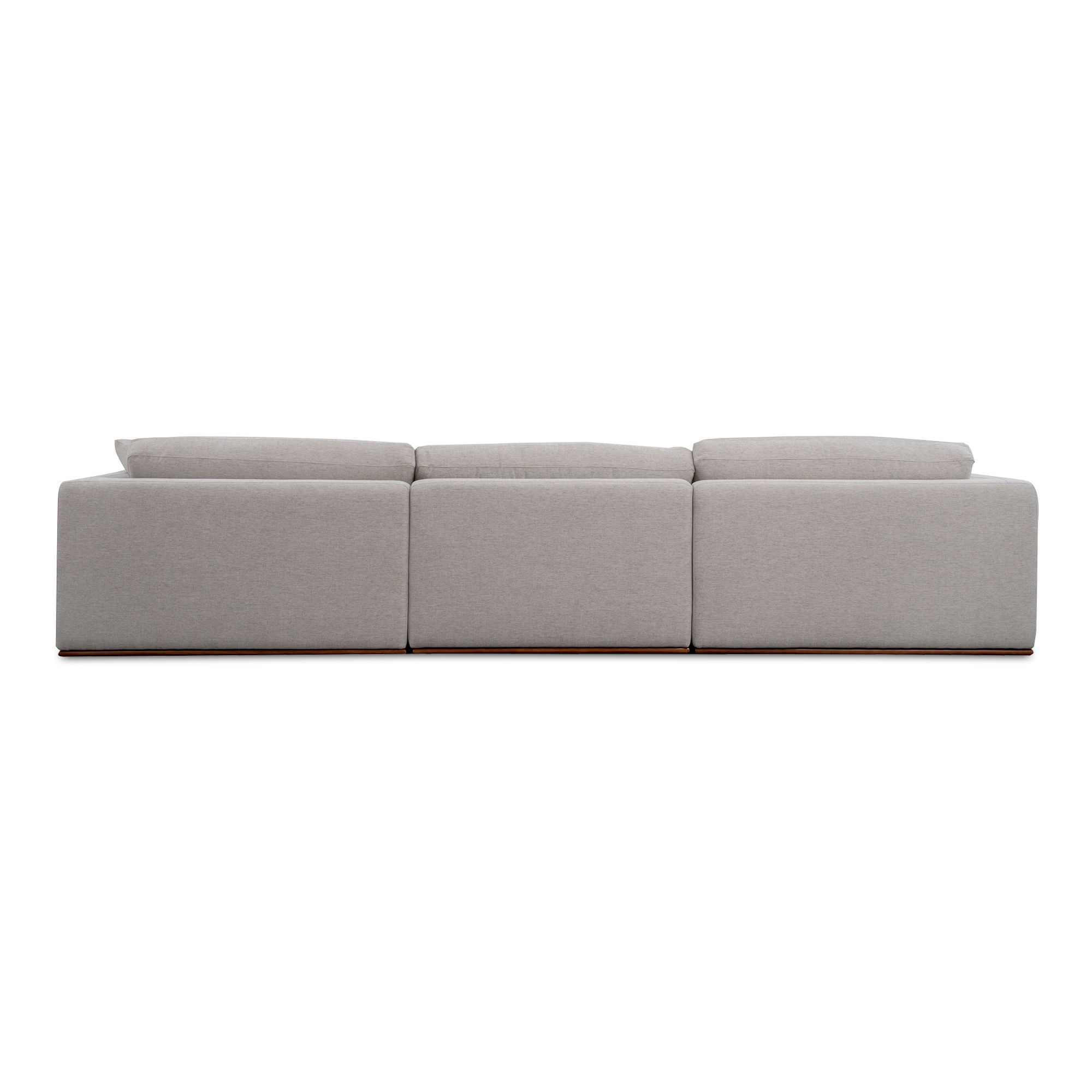 Rue Lounge Modular Sectional Flecked Grey large image 