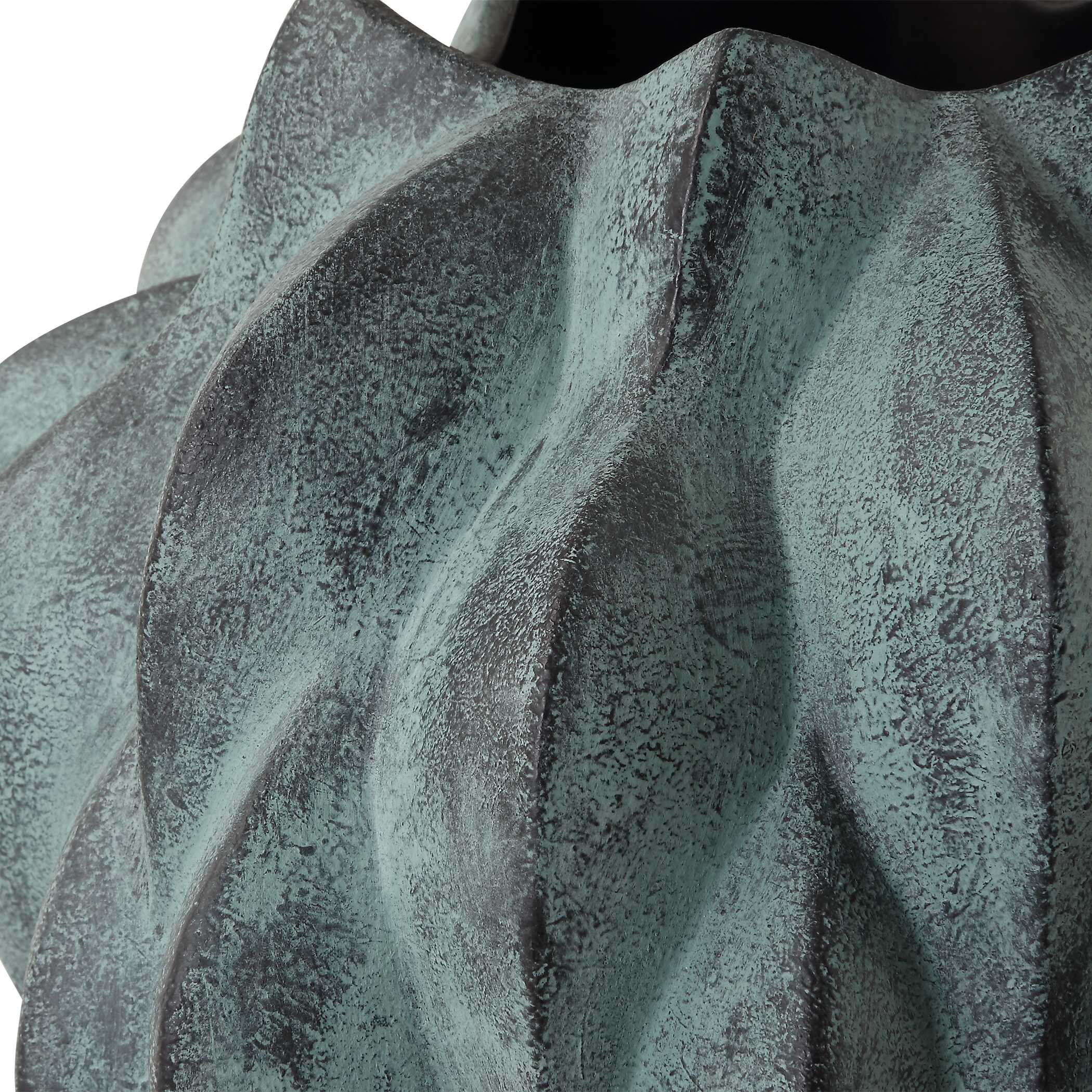 Verdant Bronze Vases Set/2, Decorative by Uttermost, 10" width x 9.5" height x 10" depth View 5