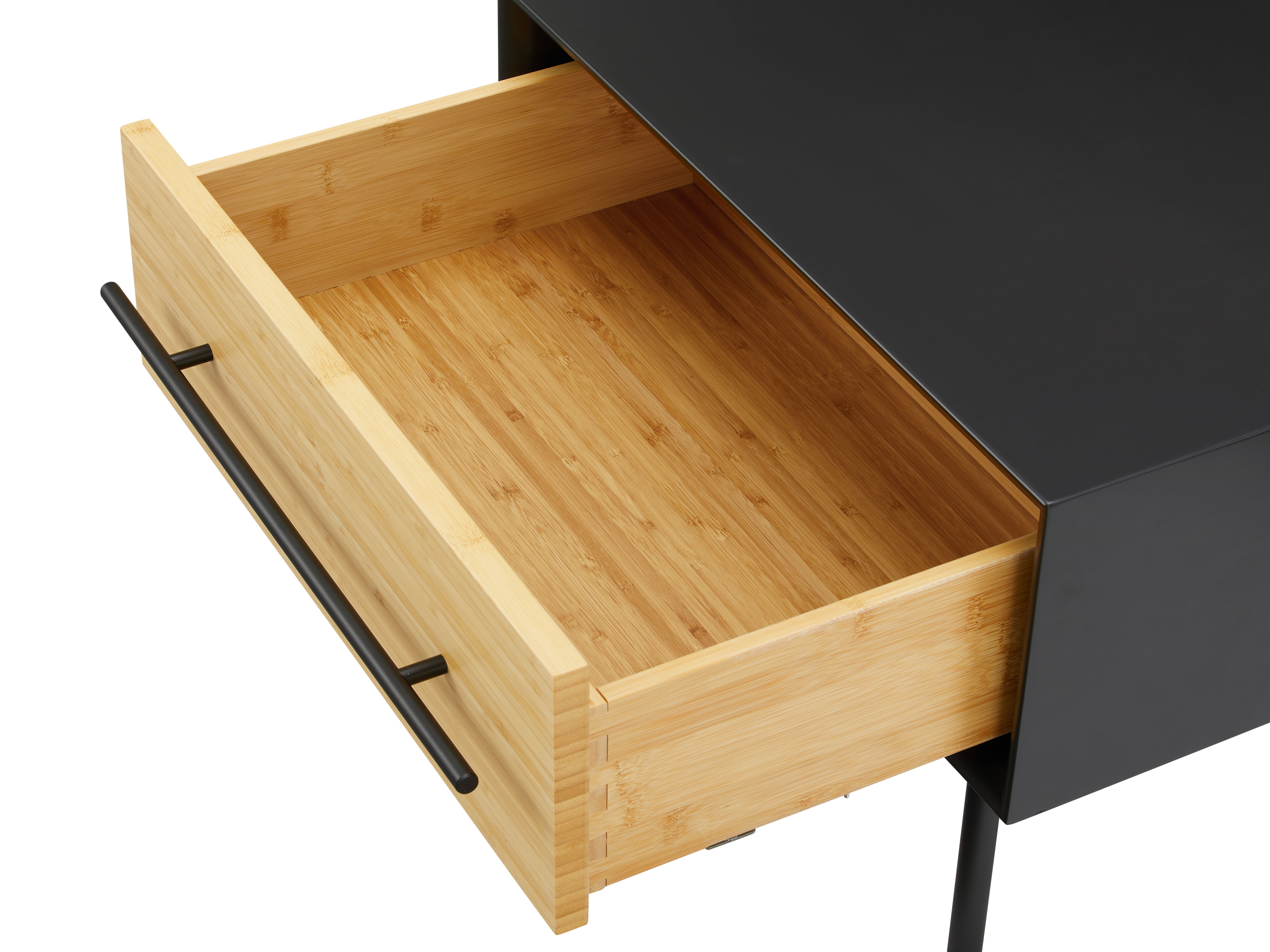 Santa Cruz 1 Drawer Nightstand, Wheat, by Greenington, 15.75" length x 22" width x 15.5" height View 8