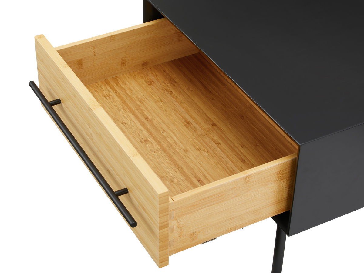 Santa Cruz 1 Drawer Nightstand, Wheat, by Greenington, 15.75" length x 22" width x 15.5" height View 8