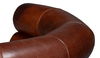 Rondo Leather Swivel Chair,Brown thumbnail 2