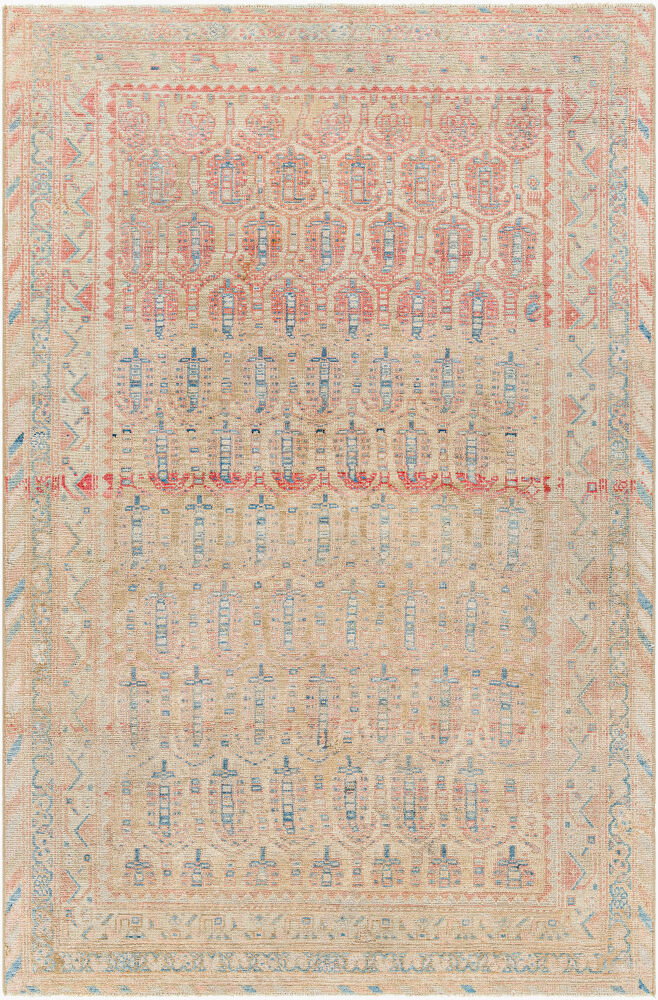 Antique One of a Kind Handmade Rug, by Surya, 5'8" length x 3'9" width