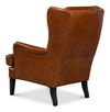 Elite Wing Lounge Chair, Vintage Havana, Seating by Sarreid, 28" length x 36" width x 40" height thumbnail 16