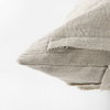Ivivva 14x26 Beige Fabric Textured Decorative Pillow Cover, by Mercana, 14" length x 26" width x 0.2" height thumbnail 12