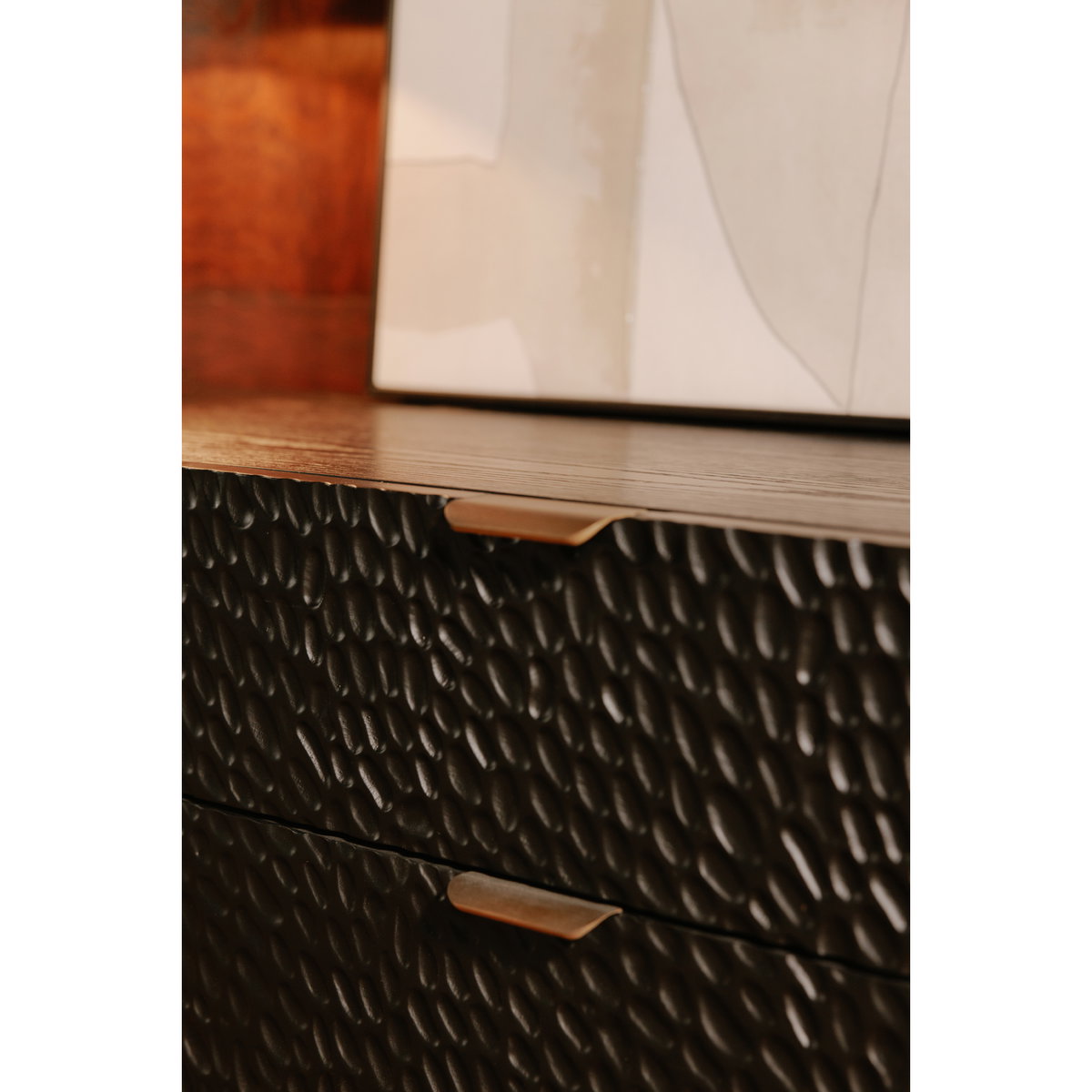 Breu Sideboard Black, Cabinets & Sideboard by Moe's Home, 79.5" width x 26.25" height x 18" depth View 9