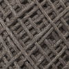 Allium Dark Brown Handwoven Wool Cylindrical Pouf thumbnail 4