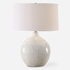 Dribble White Glaze Table Lamp thumbnail 0