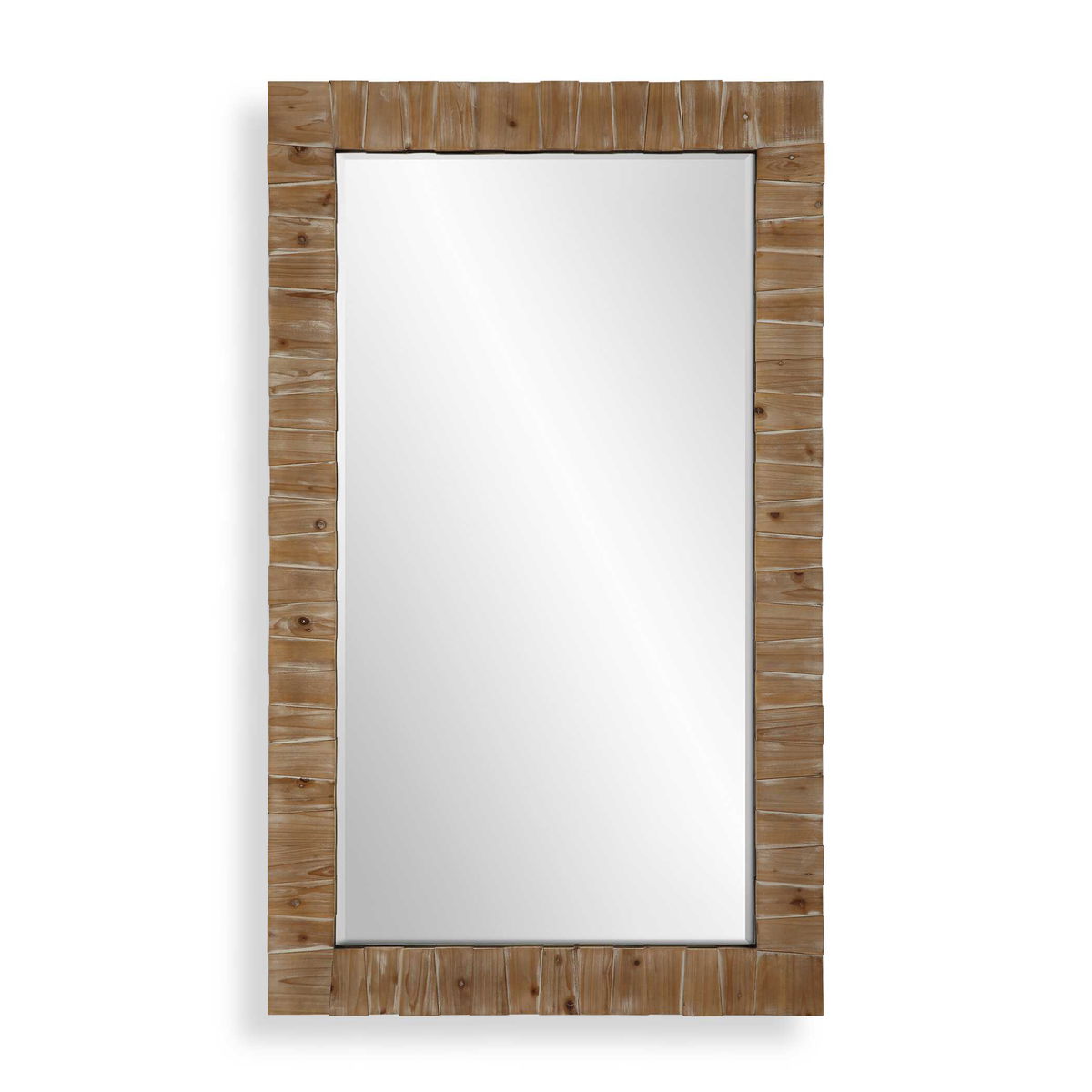 Ayanna Gray Washed Wood Mirror, by Uttermost, 43.75" width x 73.75" height x 1.75" depth View 1