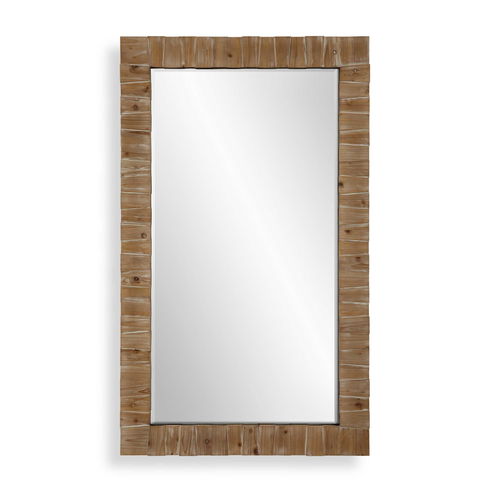 Ayanna Gray Washed Wood Mirror