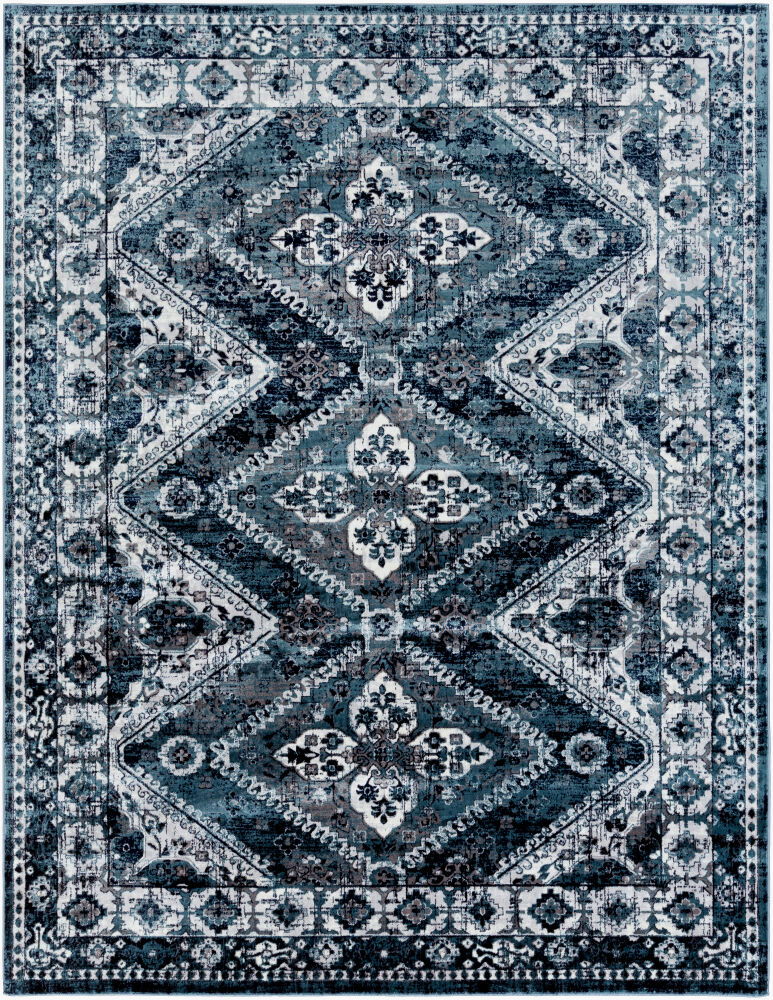 Wanderlust Machine Woven Rug, by Surya, 10'2.05" length x 7'10.49" width