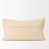 Jacory 14x26 Cream Checker Textured Lumbar Pillow Cover, Decorative Pillow by Mercana, 26" length x 0.5" width x 14" height thumbnail 6