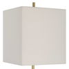 Escort Brass Buffet Lamp, by Uttermost, 9" width x 37" height x 9" depth thumbnail 6