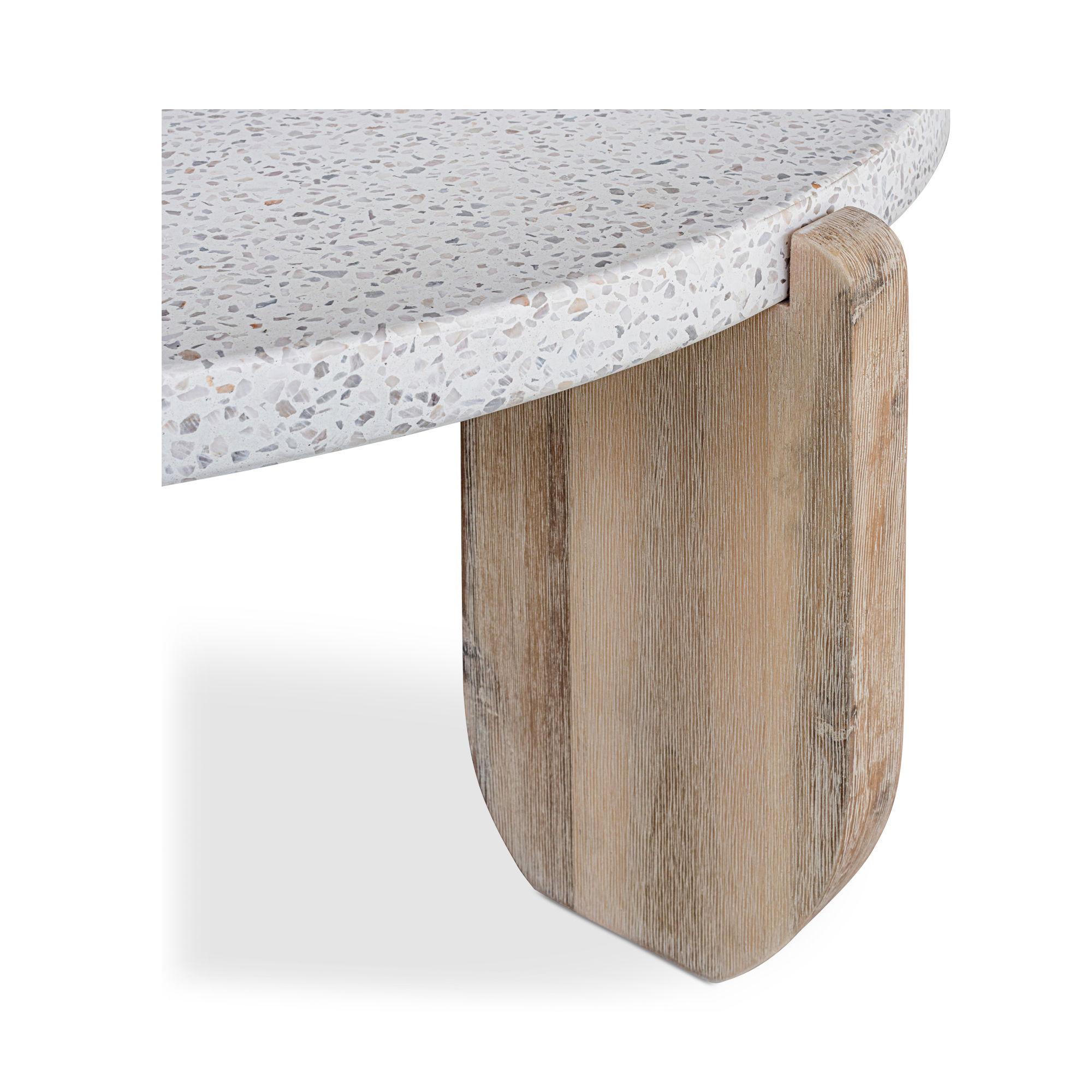 Wunder Coffee Table White, by Moe's Home, 36.5" width x 13.75" height x 36.5" depth View 4