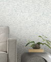 Mother Of Pearl Grey & Blue Peel & Stick Wallpaper, by York Wall, 20' length x 2'3" width x 0.02" depth thumbnail 2