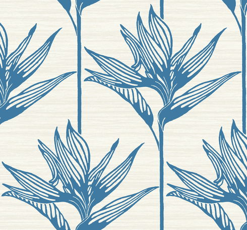 Bird of Paradise Blue Wallpaper