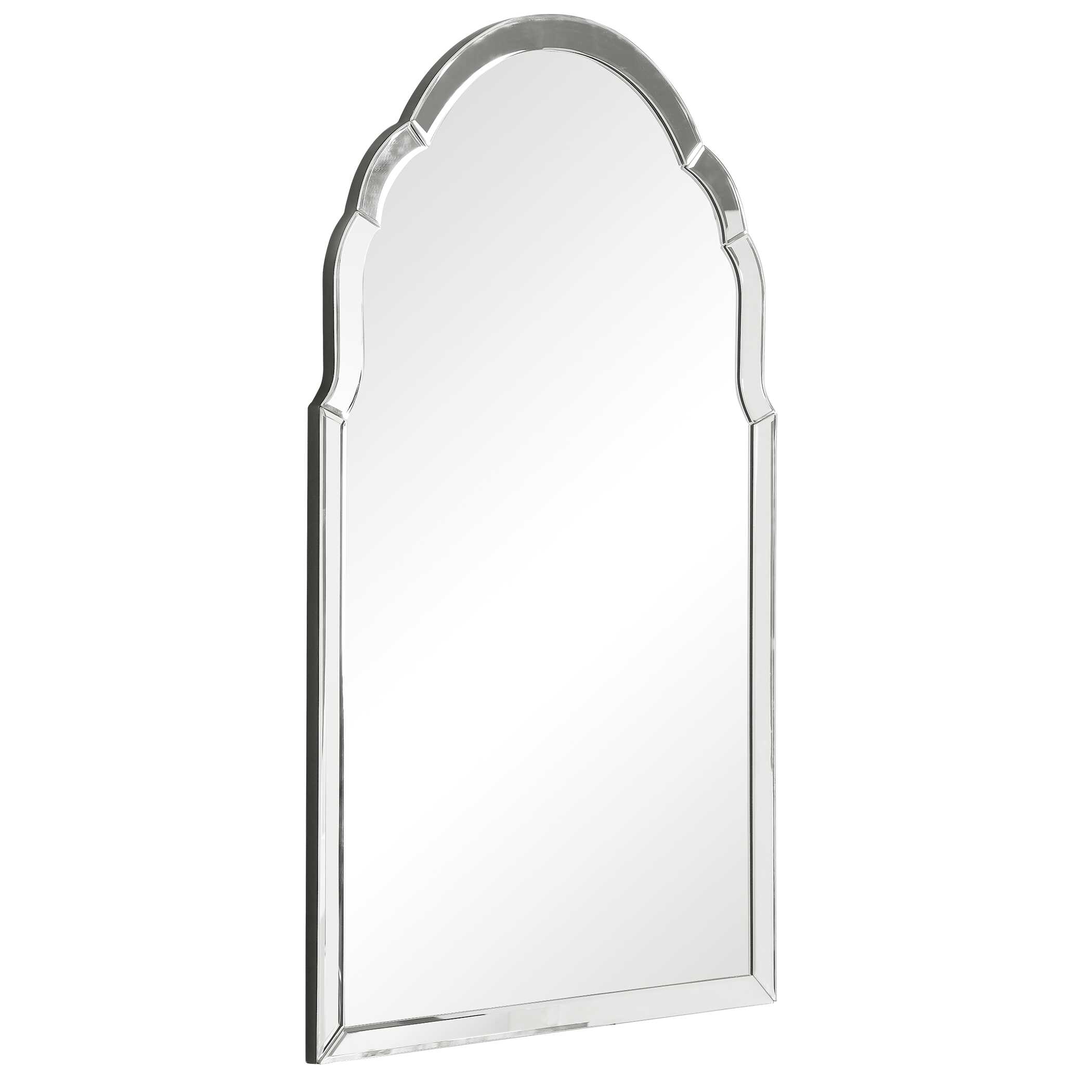Brayden Frameless Arched Mirror, by Uttermost, 24" width x 40" height x 0.75" depth View 7