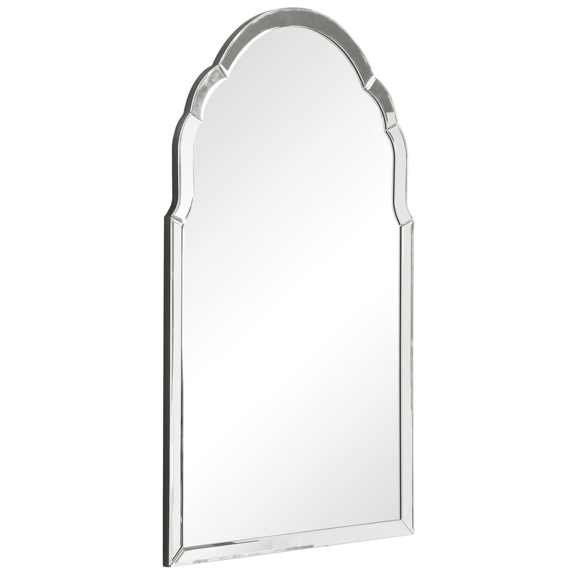 Brayden Frameless Arched Mirror, by Uttermost, 24" width x 40" height x 0.75" depth View 7