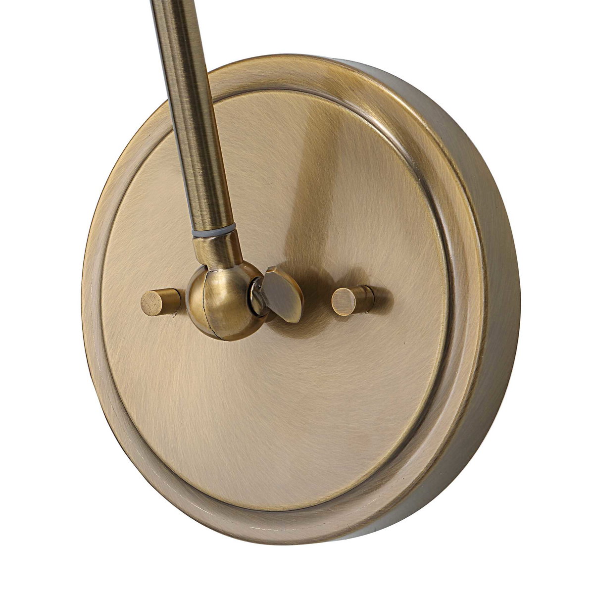 Exeter 1 Light Adjustable Sconce, Ceiling Light by Uttermost, 8" width x 28" height x 24.87" depth View 7
