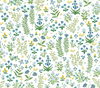 Menagerie Garden Blue Multicolor Peel & Stick Wallpaper thumbnail 0