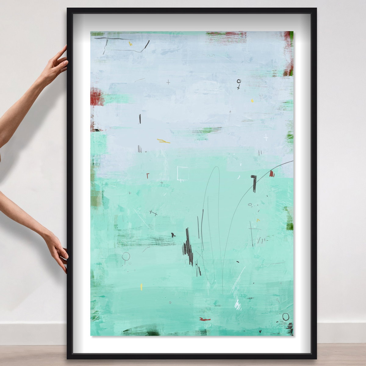 Gradients 4 1 (No Embellishment), Art by Oliver Gal,  24x36 View 5